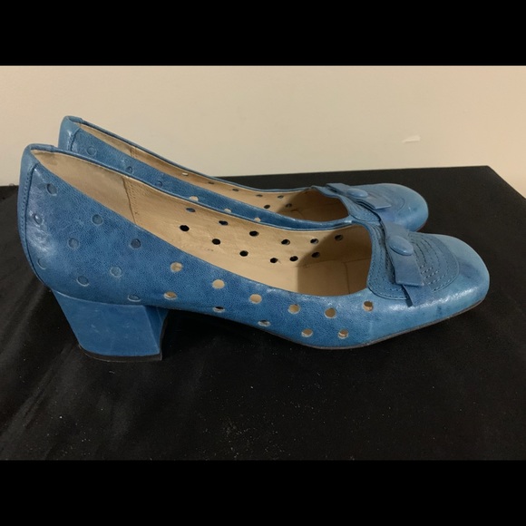 Anthropologie Beviel Chunky Heal Size 9.5 - Picture 2 of 4